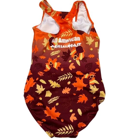 Turkey Tumble 2023 Girls Gymnastics Leotard AXS All American By GK - Picture 3 of 4
